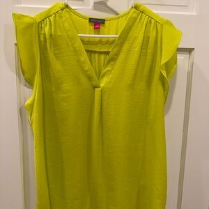 Vince Camuto Vibrant Yellow Blouse